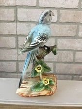 Vintage Wales Parakeet Bird Ceramic Figurine ...