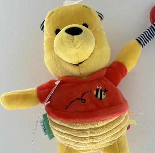 Didney Winnie The Pooh sensorisches C ~ zugeschnittenes gelbes Spielzeug ~ 26 cms - Bild 2 von 6