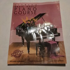 Alfred's Basic Adult Piano Course Lesson Book Level 1 Willard Palmer Sheet Music