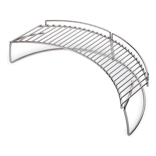 Weber Griglia barbecue scaldavivande acciaio (45x23,1x11,7cm) Cromo lucido 8417