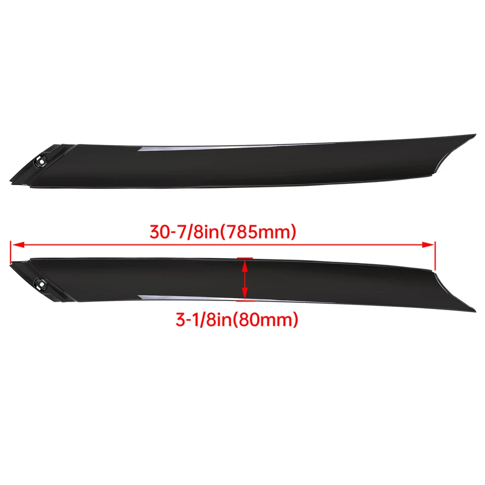 Windshield A Pillar Trim Exterior Molding For Hyundai Veloster 2012-2017 1 Pair - Image 3 of 4