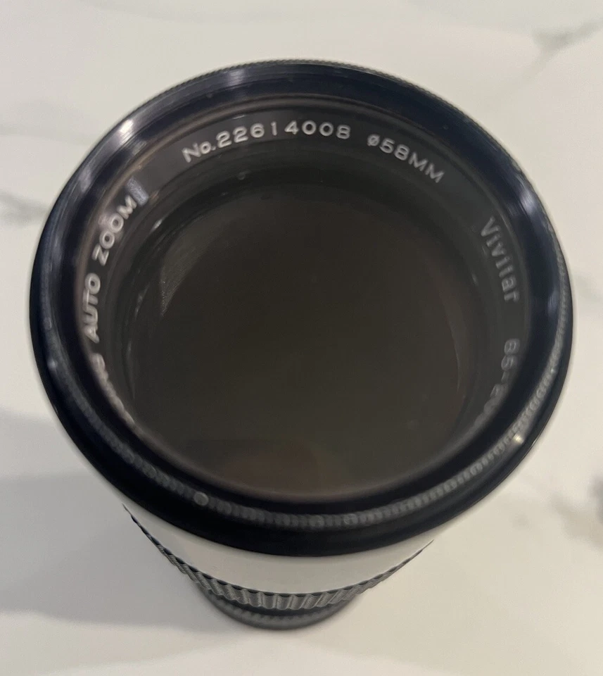 Vivitar 85-205mm 1:3.8 Close Focusing Auto Zoom Camera Lens no Cover With Bag - Image 4 of 4