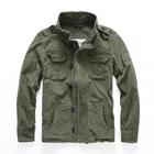 Retro Men's Army JacketMilitary Outdoor Combat Work Coat Casual Camo Hiking Tops