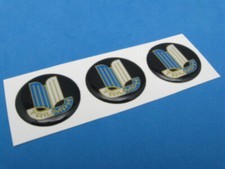 TRIUMPH DOMED DECAL EMBLEM STICKER SET OF THREE 049