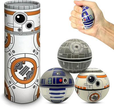 Starwar Squishy Balls Set - Stress Ball for Kids and Adults, Stress Relief Fidge