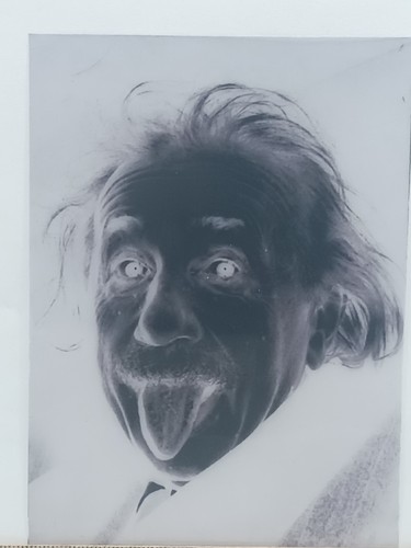 pellicola negativa fotografica, fotografia albert einstein - Foto 2 di 4