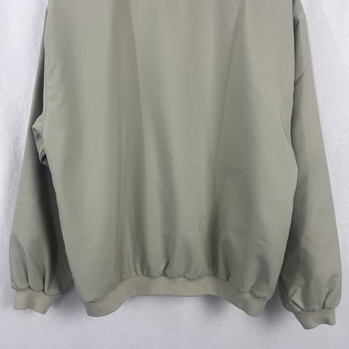 Forrester's Outerwear Womens M Tan Pullover Windbreaker V-neck Jacket Golf - Picture 6 of 10
