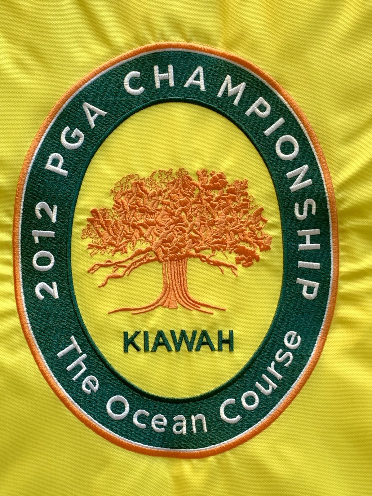 Rory Mcilroy signed 2012 Pga Championship Flag Kiawah golf pga psa dna loa view 11