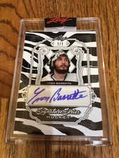 2021-22 Leaf Signature Series Hockey Yvon Barrette 1/1 auto card - Slap Shot