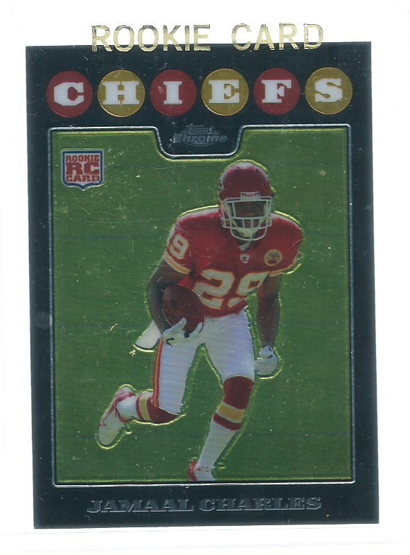 Jamaal Charles 2008 Topps Chrome Rookie Card #tc185