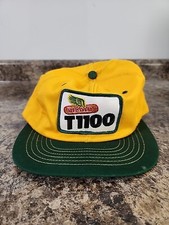 Vtg DeKalb T1100 Snapback Trucker Hat Patch Swingster