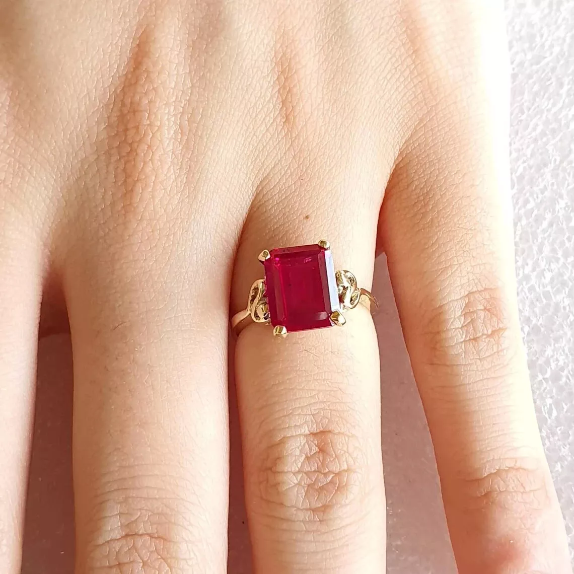 2.5Ct Oval Red Simulated Ruby 14k Yellow Gold Plated Solitaire Engagement  Ring | eBay