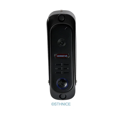 HOMSECUR 4 Wire Video Doorphone Entry Intercom Touch Screen Auto Phone Doorbell