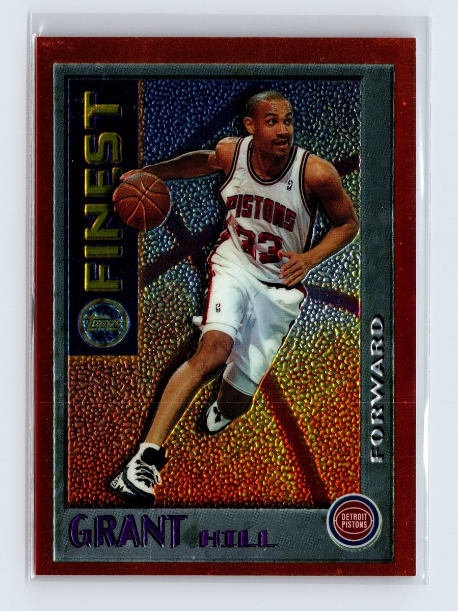Grant Hill 1995 Topps Finest #M2 Detroit Pistons | eBay