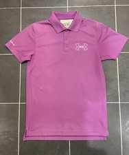 under armour Polo Shirt Size UK Small Purple   coldblack