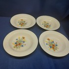 Vintage Salem China "Dominion" Set/4 Rimmed Soup/Salad Bowls USA 