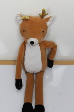 Pillowfort Reindeer Plush Gold Antlers Hanging Toy 23"