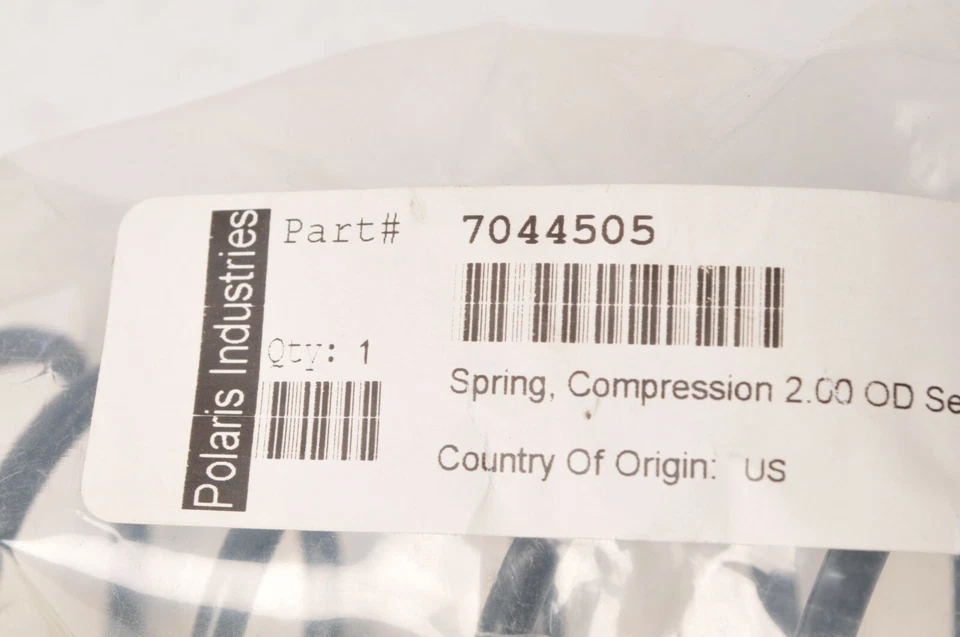 Genuine Polaris 7044505 Spring,Compression 2.0 OD Secondary RZR ACE General + - Image 2 of 2