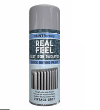 Paint Factory Metal Cast Iron Radiator Vintage Real Feel Grey Spray Paint Quick