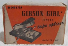 Robins Gibson Girl Junior Tape Splicer Model TS-4JR From 1957 