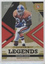 2022 Panini Prestige Living Legends Xtra Points Red /449 Shannon Sharpe HOF 1e15