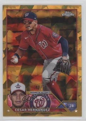 2023 Topps Chrome Sapphire Gold /50 Cesar Hernandez César Hernández #244 14t3