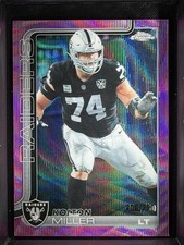 2025 Topps Chrome Football - Kolton Miller - Purple Wave Refractor /250