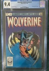 Marvel Comics Wolverine Limited Series #2 And Wolverine #8  Both CGC Graded 9.4