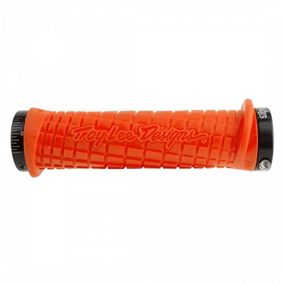 #ad ODI Troy Lee Designs Dual Lock On MTB Bike Grips Orange Black 143mm with $33.25