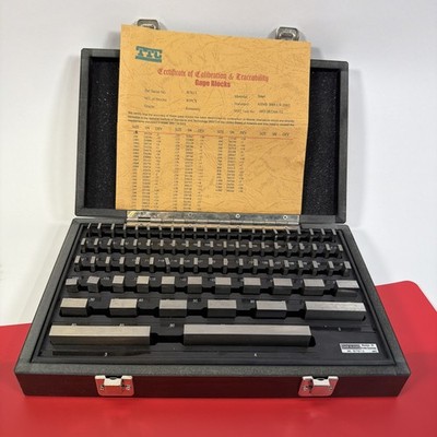 TTC No. B7613 81 Pc Grade Economy Precision Gage Block Set