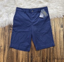 POLO RALPH LAUREN Youth Shorts Core Replen Navy Blue 9" Chino Sz 16 NWT