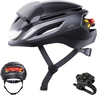 Fahrradhelm Smart Magnetvisier Lautsprecher Blinker Licht  Mikrofon  CE FCC