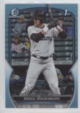 2023 Bowman Draft Chrome Sky Blue Refractor Brock Vradenburg #BDC-44 7c6