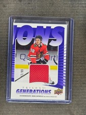 23-24 UD Trilogy Rookie Generations Jersey CONNOR BEDARD BLACKHAWKS