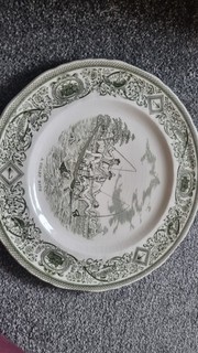 3x MASON'S IRONSTONE Blue&White Collection Plates