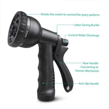 Flexible Expandable Garden Water Hose Water Pipe 8 Gears Spray Modes YZUK