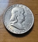 1951 - Franklin Half Dollar - Uncertified & Ungraded - 90% Silver