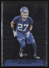 2016 Panini Clear Vision Blue #/99 Darian Thompson #113 Rookie Giants