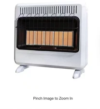 Mr Heater 20000 BTU Vent Free Radiant Space Heater Dual Fuel Natural Gas/Propane