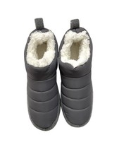 Wayland Square Quilted Slipper Boots Gray - Large 9-10