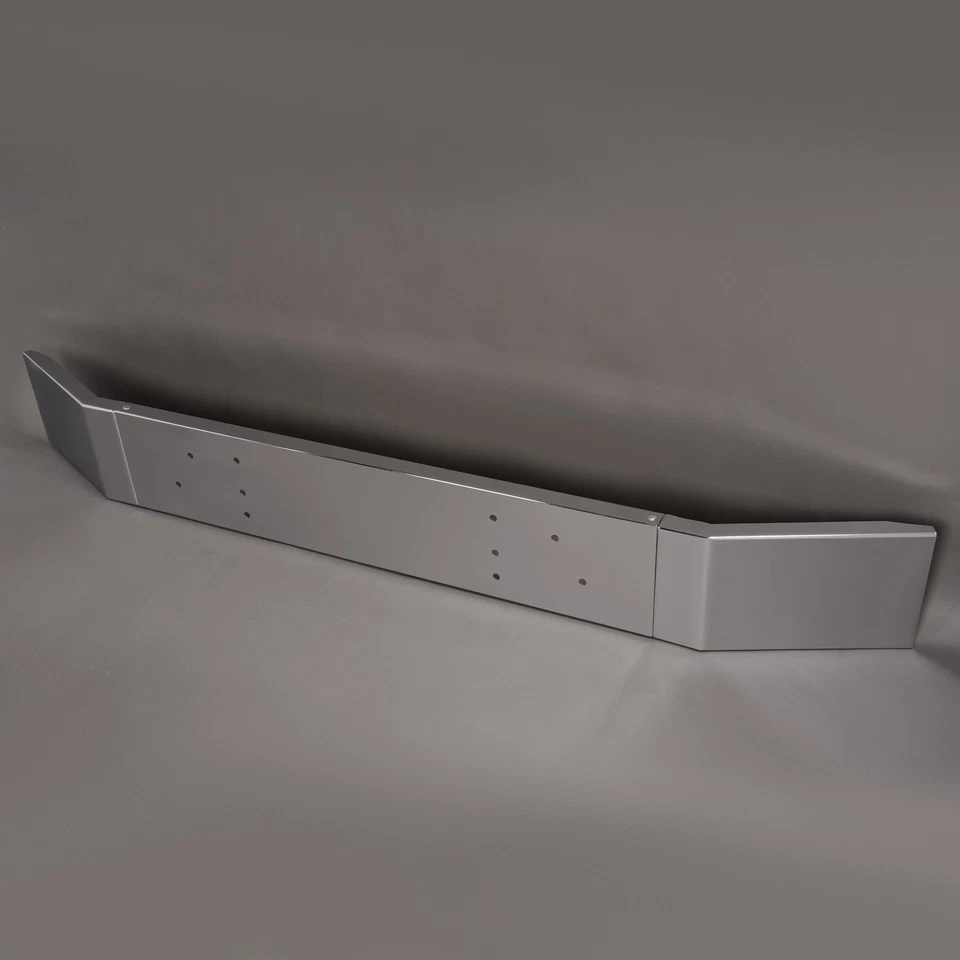 For Mack RD688S/RD6900S 81-04 10" Chrome Front Bumper W/ Triangular Bolt Pattern - Image 3 of 4