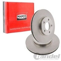 2X Mapco Bremsscheiben 278Mm BelÜFtet Vorne Passend FüR Ford Tourneo Transit | 1