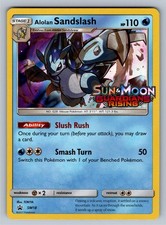 Alolan Sandslash - (Prerelease) SM18 Holo Promo Sun & Moon Promo Pokemon LP on eBay