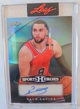 Zac Lavine 2026 Leaf Metal Sports Heroes 4/5 Auto Chicago Bulls ⭐