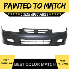 Painted To Match For 2001-2002 Honda Accord Front Bumper Cover 2dr Coupe