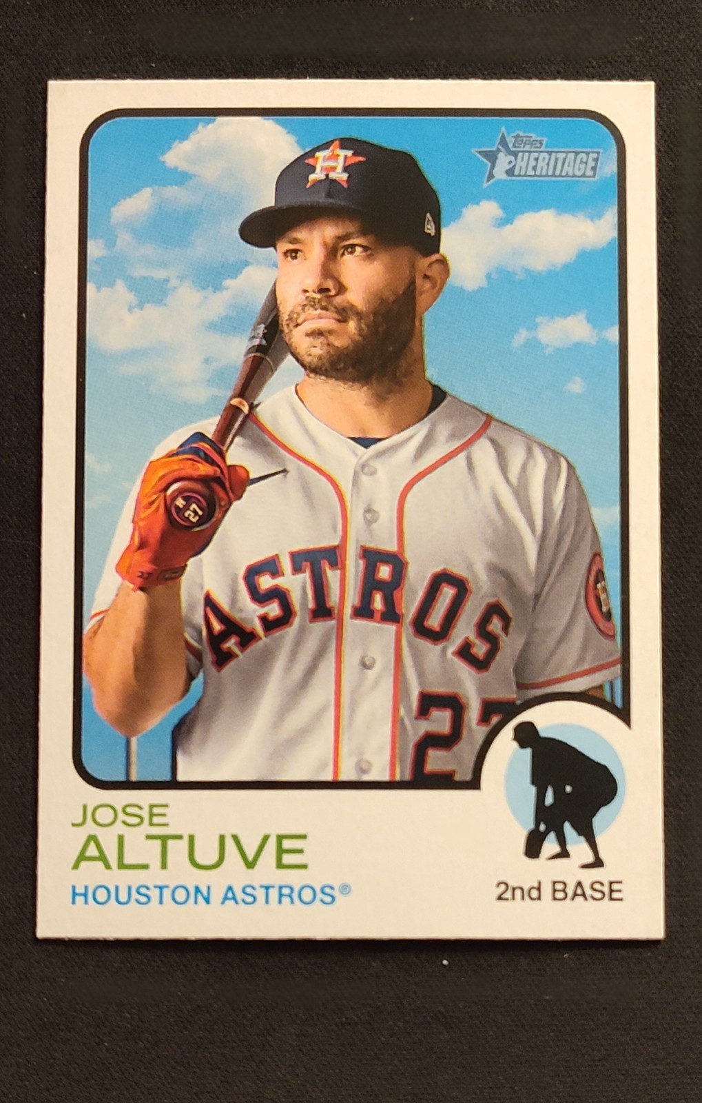 2022 Topps Heritage - Jose Altuve #43 Houston Astros 