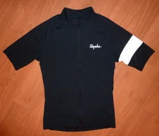 Rapha Core Lightweight Cycling Jersey Women's Sz XS Black Short Sleeve Full Zip