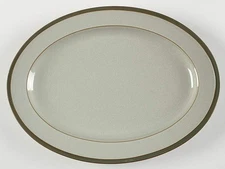 Dansk Leano Green Oval Serving Platter 6526976