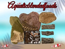 62-Piece Freshwater Shrimp Kit ,Shrimp Food,Cholla Wood,Betta,Catappa,Alder,SK17