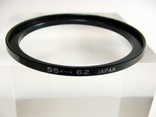 55mm-62mm Step-up Adapter Ring Japan New No box 6.95